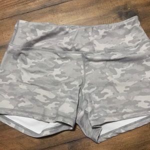 Born Primitive grey camo booty shorts